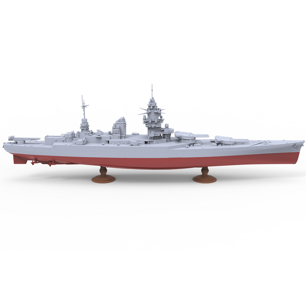 SSMODEL 703S Military Model Kit France Dunkerque-Class Battleship Dunkerque(1939) Full Hull
