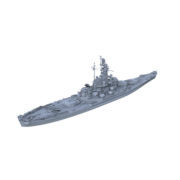 SSC136 Military Model USS South Dakota Class South Dakota Battleship (BB-57) Water Line