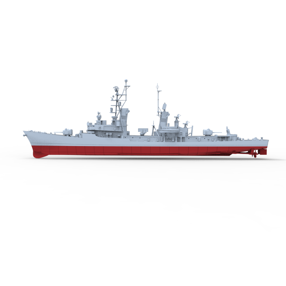 SSC154S Military Model FRG L¡§1tjens Class Destroyer Full Hull — detail view 3