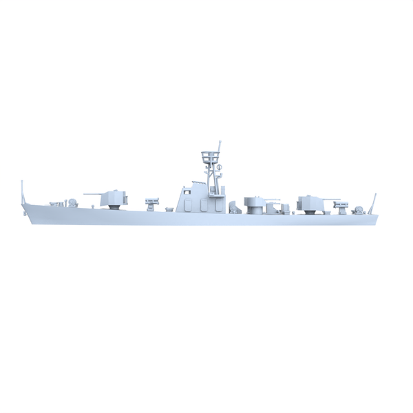 MRY-SFW SSC199 China Navy Shanghai-class Type 0111 Fast Patrol Gunboat Water Line Resin Warship Military Ship Model Hobby Collection Unassembled Unpainted