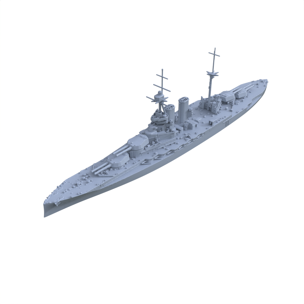 SSC139 Military Model HMS Queen Elizabeth cCass Barham (04) Water Line Main image