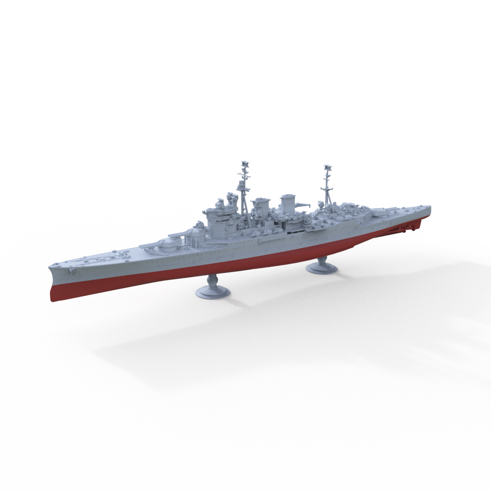 SSMODEL 707S Military Model Kit HMS Renown 1944 Full Hull Main image