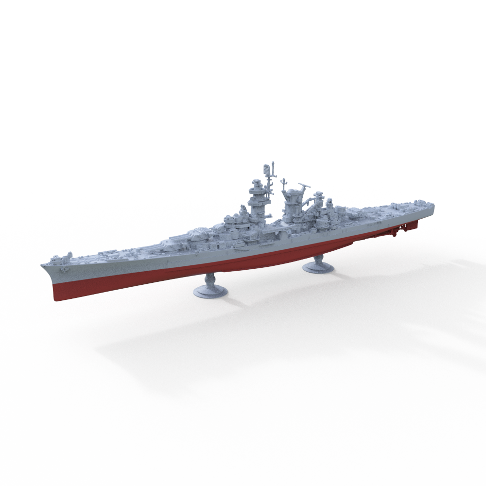 SSMODEL 709S Military Model Kit USN Alaska (CB-1) 1944 Full Hull Main image
