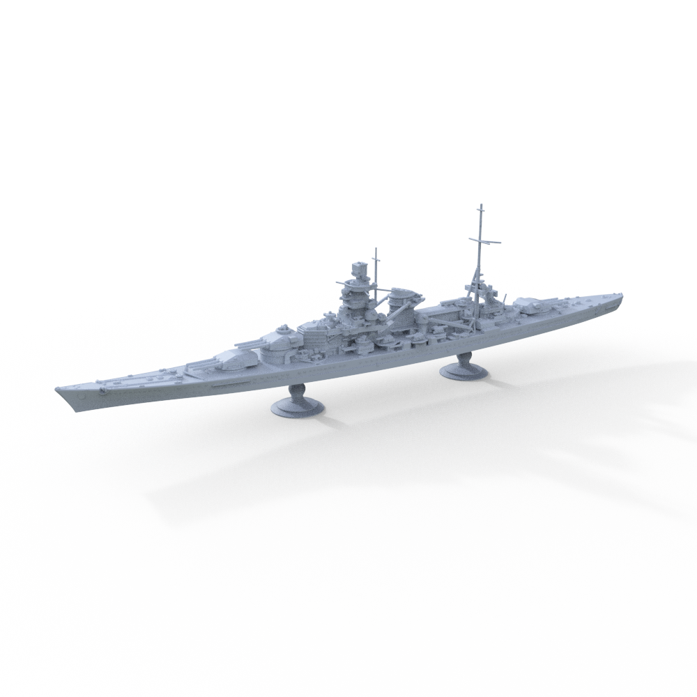 SSMODEL 710 Military Model Kit German Navy Scharnhorst 1943 Main image