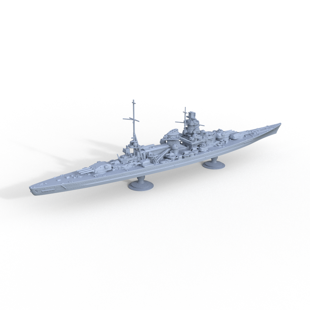 SSMODEL 710 Military Model Kit German Navy Scharnhorst 1943 Secondary image