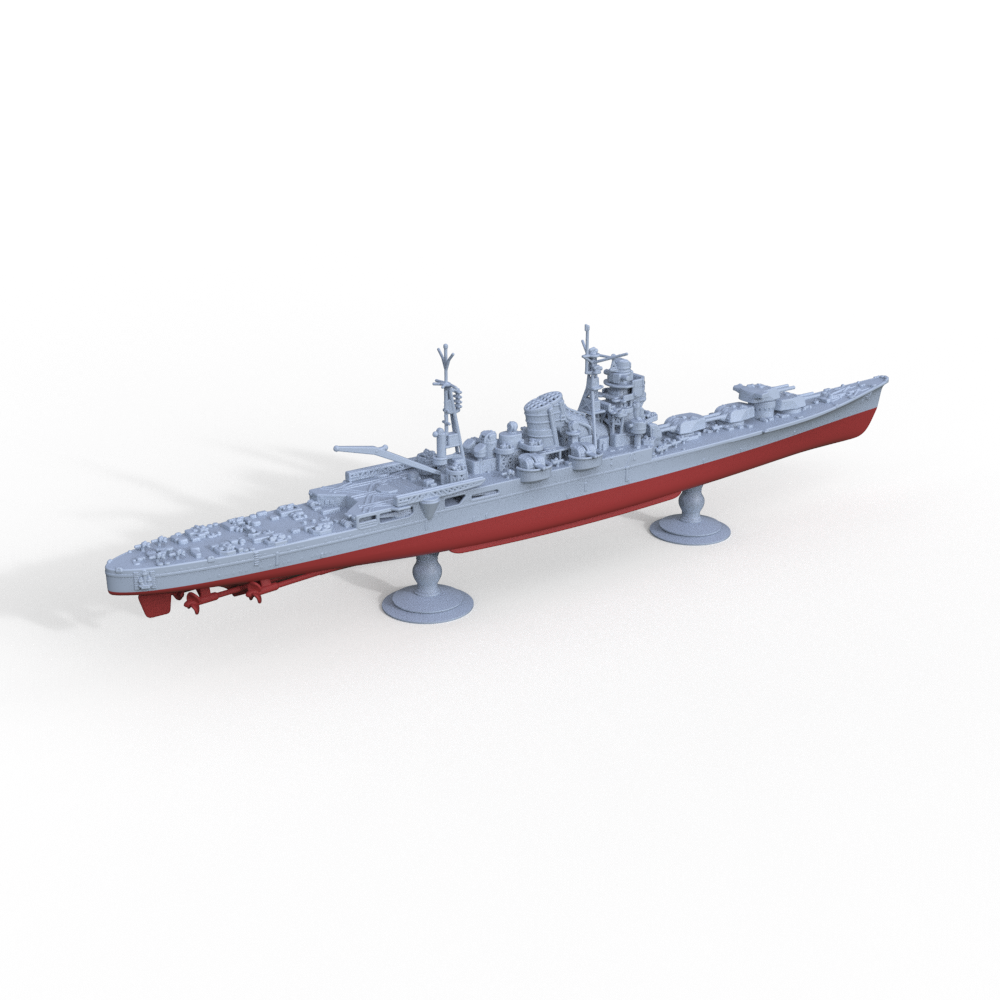 SSMODEL 714S Military Model Kit IJN Tone 1945 Full Hull Secondary image