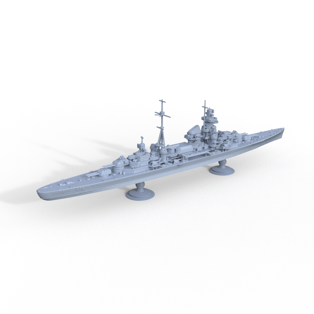 SSMODEL 716 Military Model Kit German Navy Admiral Hipper 1942 — detail view 2