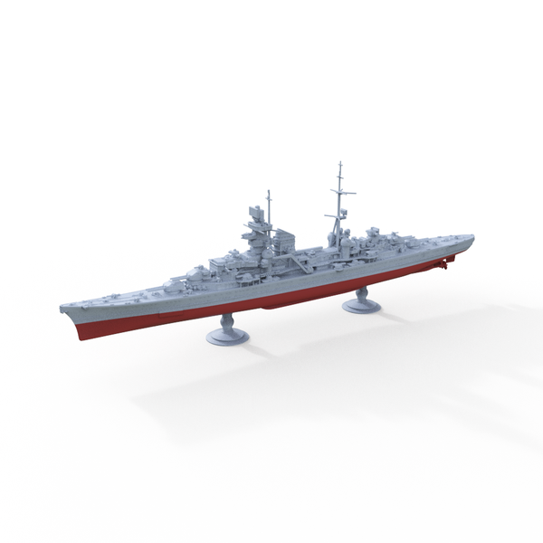 SSMODEL 718S Military Model Kit German Navy Admiral Hipper 1945 Full Hull