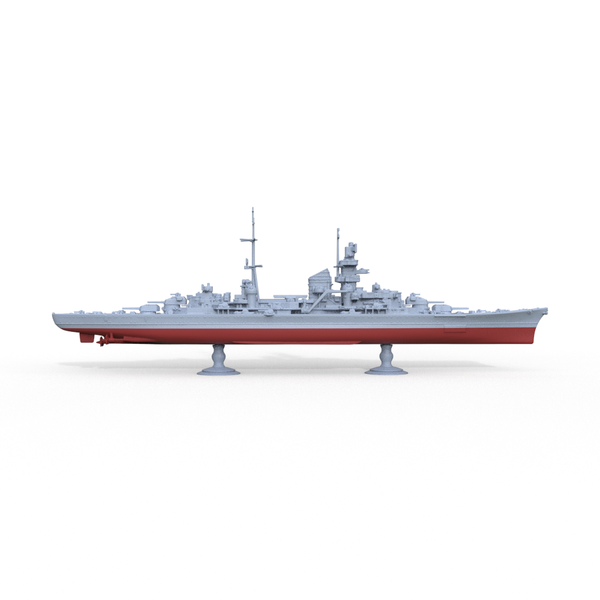 SSMODEL 718S Military Model Kit German Navy Admiral Hipper 1945 Full Hull