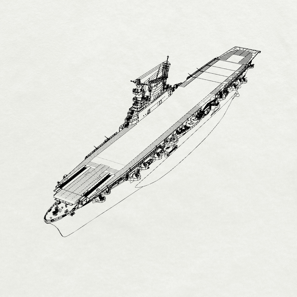 MRY-SFW SSC204 Italy Navy Aquila Class Aquila Aircraft Carrier Water Line Resin Warship Military Ship Model Hobby Collection Unassembled Unpainted Main image