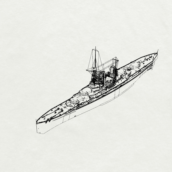 MRY-SFW SSC211 German Navy Mackensen-class Battlecruiser SMS Mackensen Water Line Resin Warship Military Ship Model Hobby Collection Unassembled Unpainted