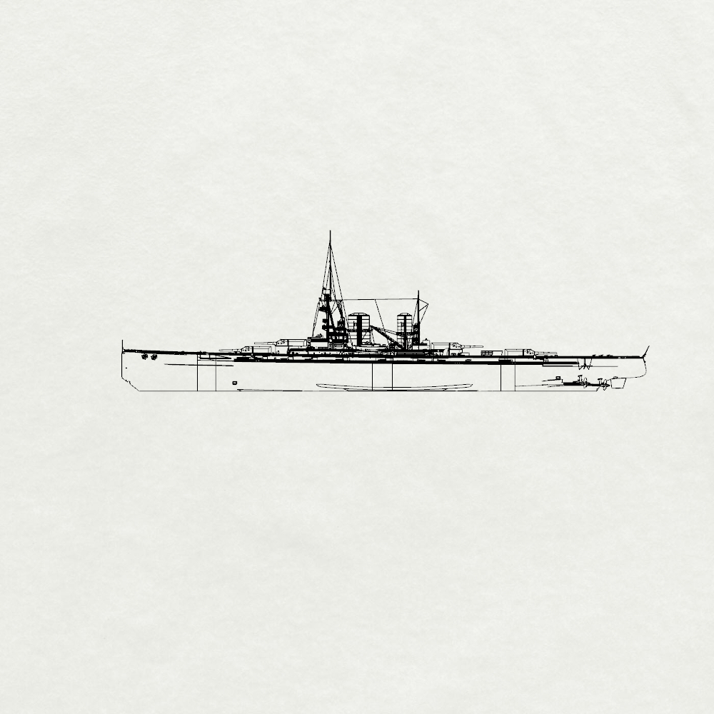 MRY-SFW SSC211 German Navy Mackensen-class Battlecruiser SMS Mackensen Water Line Resin Warship Military Ship Model Hobby Collection Unassembled Unpainted — detail view 2
