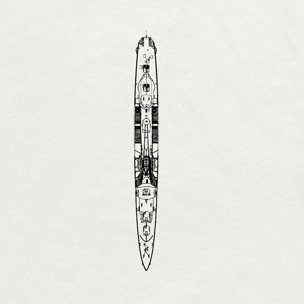 MRY-SFW SSC237  Bagley-class USS Bagley (DD-386) Destroyer Water Line Adult Collectible — detail view 2