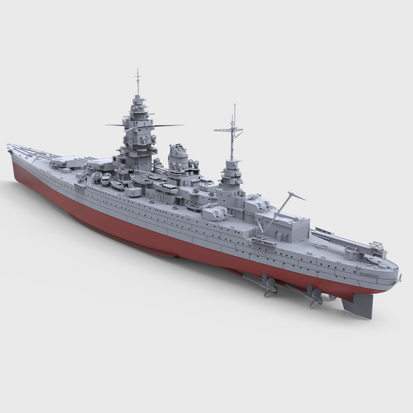 SSMODEL 703S Military Model Kit France Dunkerque-Class Battleship Dunkerque(1939) Full Hull