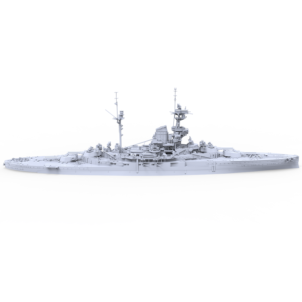 SSMODEL 705 Military Model Kit USSR Revenge-Class Battleships, Arkhangelsk, 1944 Water Line — detail view 3