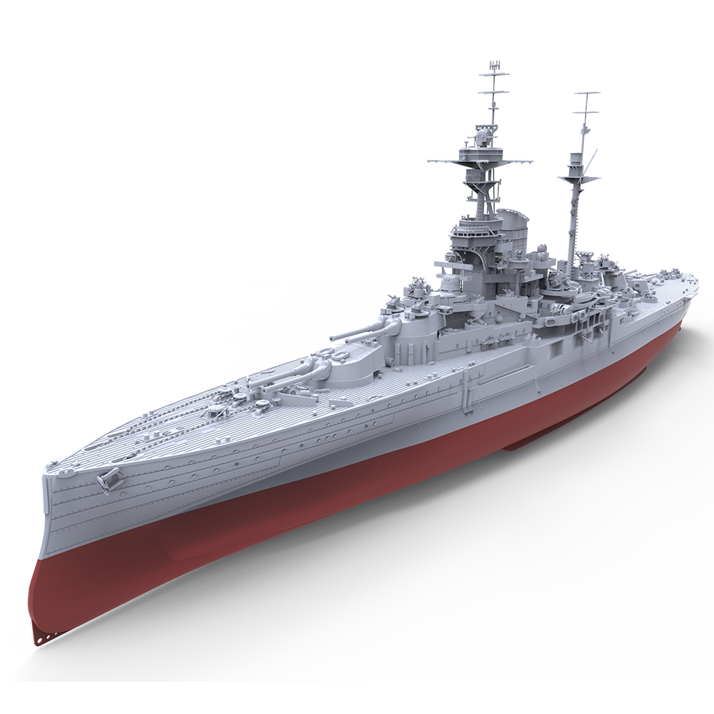 SSMODEL 705S Military Model Kit USSR Revenge-Class Battleships, Arkhangelsk, 1944 Full Hull Main image
