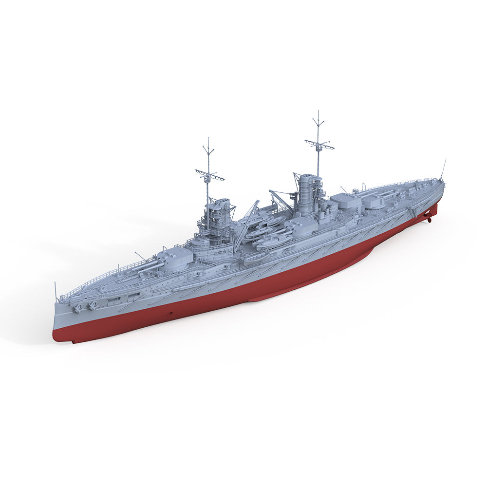 SSMODEL 587S Military Warship Model Kit SMS Kaiser Battleship — detail view 2