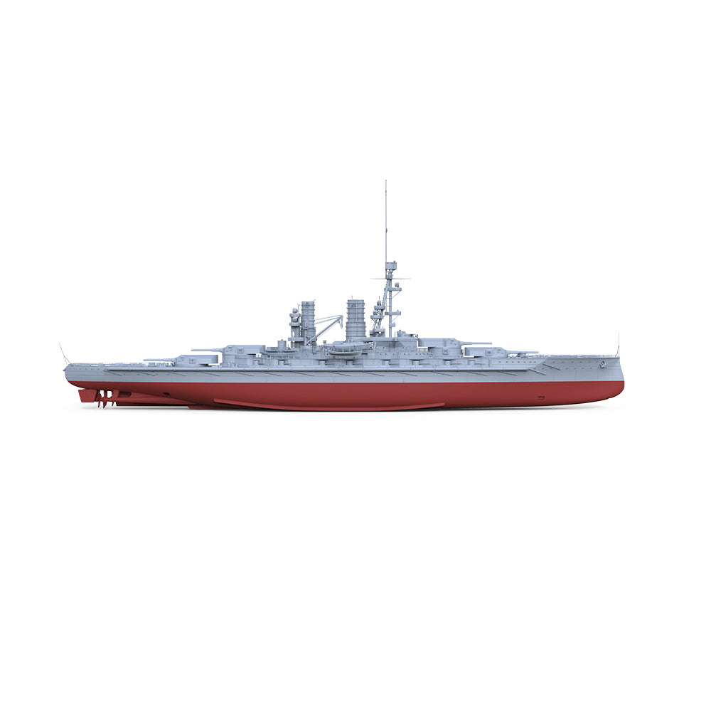 SSMODEL 588S Military Warship Model Kit German Navy Bayern battleship — detail view 4