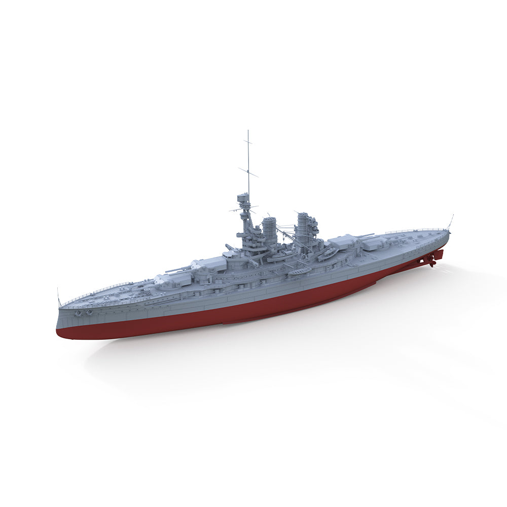 SSMODEL 589S Military Warship Model Kit German Navy Bayern class SMS Baden — detail view 2