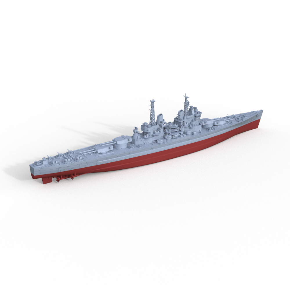 SSMODEL 610S Military Model Kit British Battleship Thunderer Secondary image