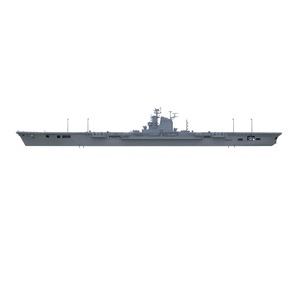 MRY-SFW SSC618 Military Model Kit Soviet Admiral Nakhimov Tier X Aircraft Carrier 1951 Water Line — detail view 3