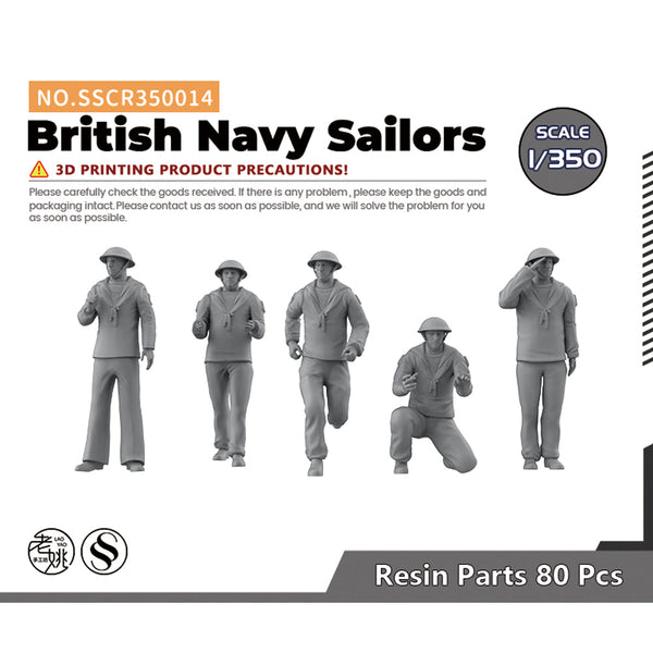 SSMODEL SSCR014 Miniatures Soldier Model Kit British Navy Sailors