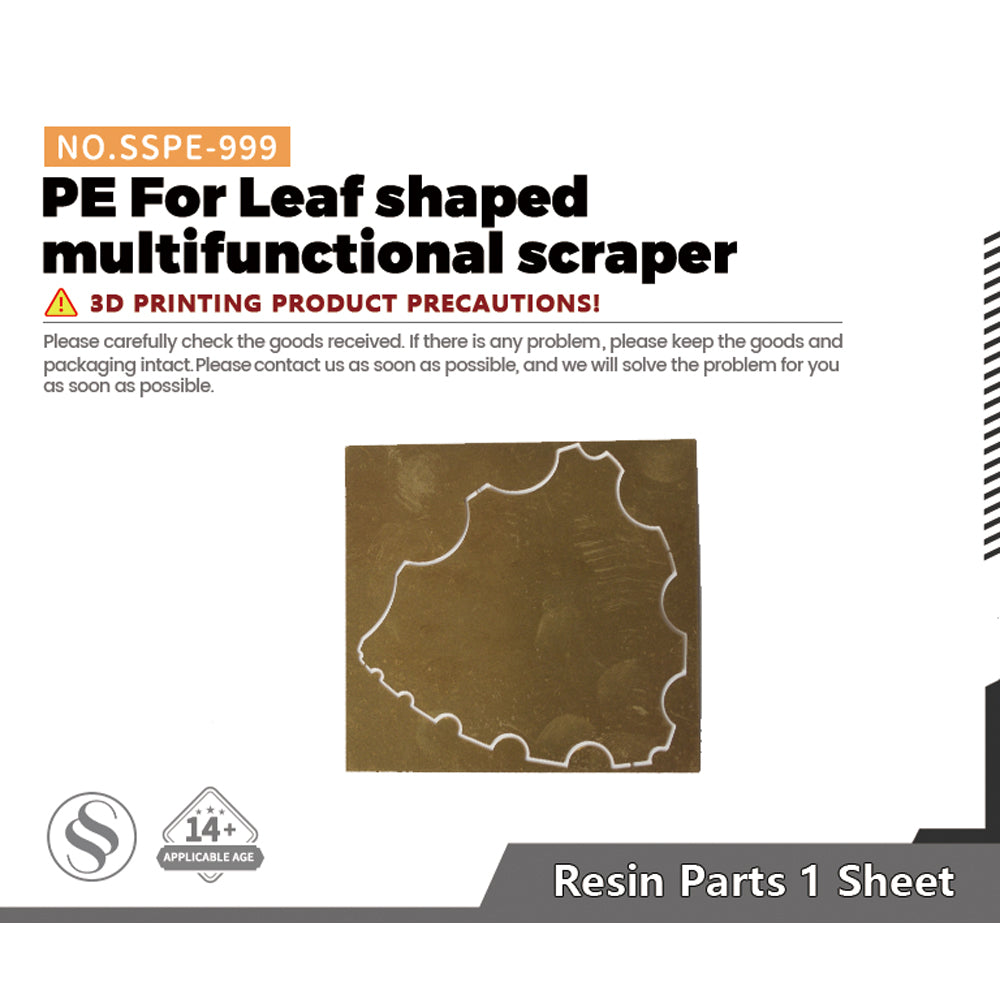 SSMODEL SSPE-999 1/-  Model Specific Leaf shaped multifunctional scraper — scale model kit