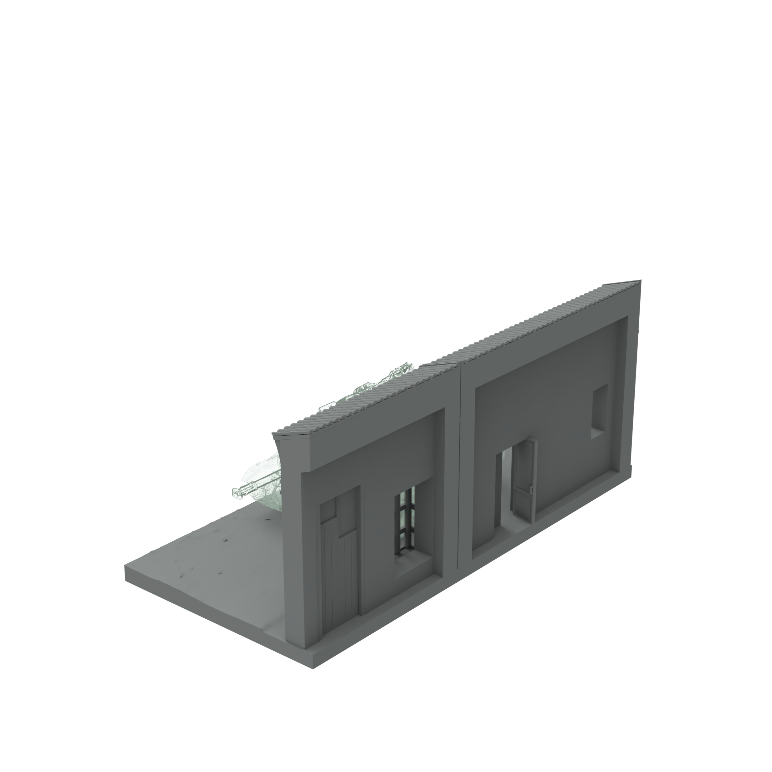 SSMODEL SST409 Miniature Sand Table-Mini Tank Scene Platform-Middle Eastern Architecture 03 — detail view 4