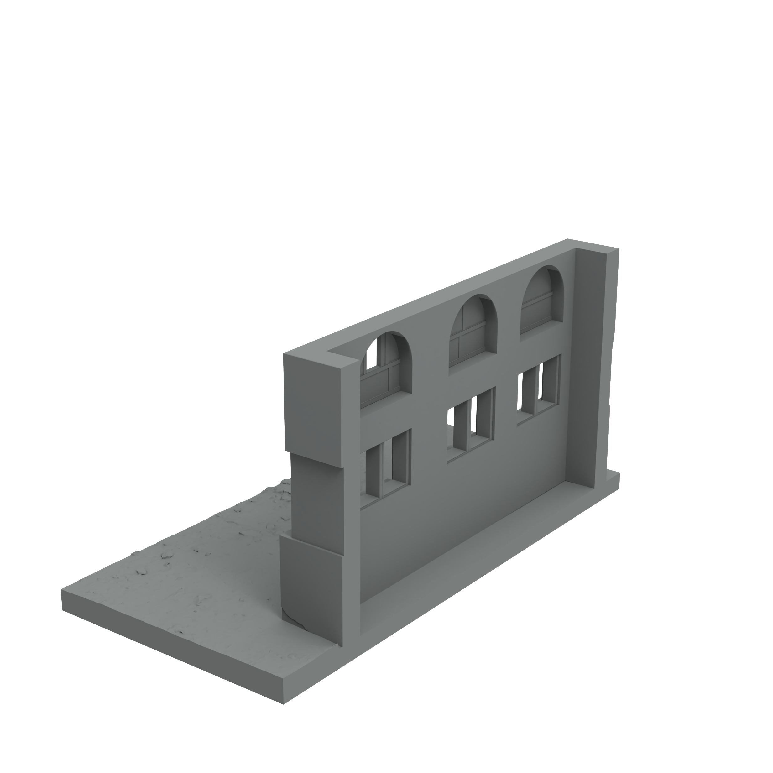 SSMODEL SST413 Miniature Sand Table-Mini Tank Scene Platform-Middle Eastern Architecture 07 — detail view 2