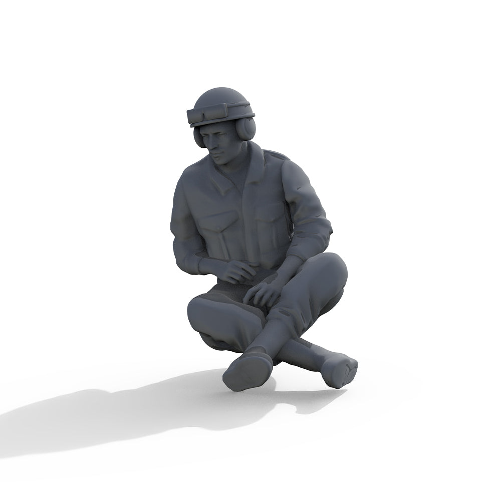 SSMODEL SSTR900B Miniatures Soldier Model Kit UK Tank Soldiers — detail view 4
