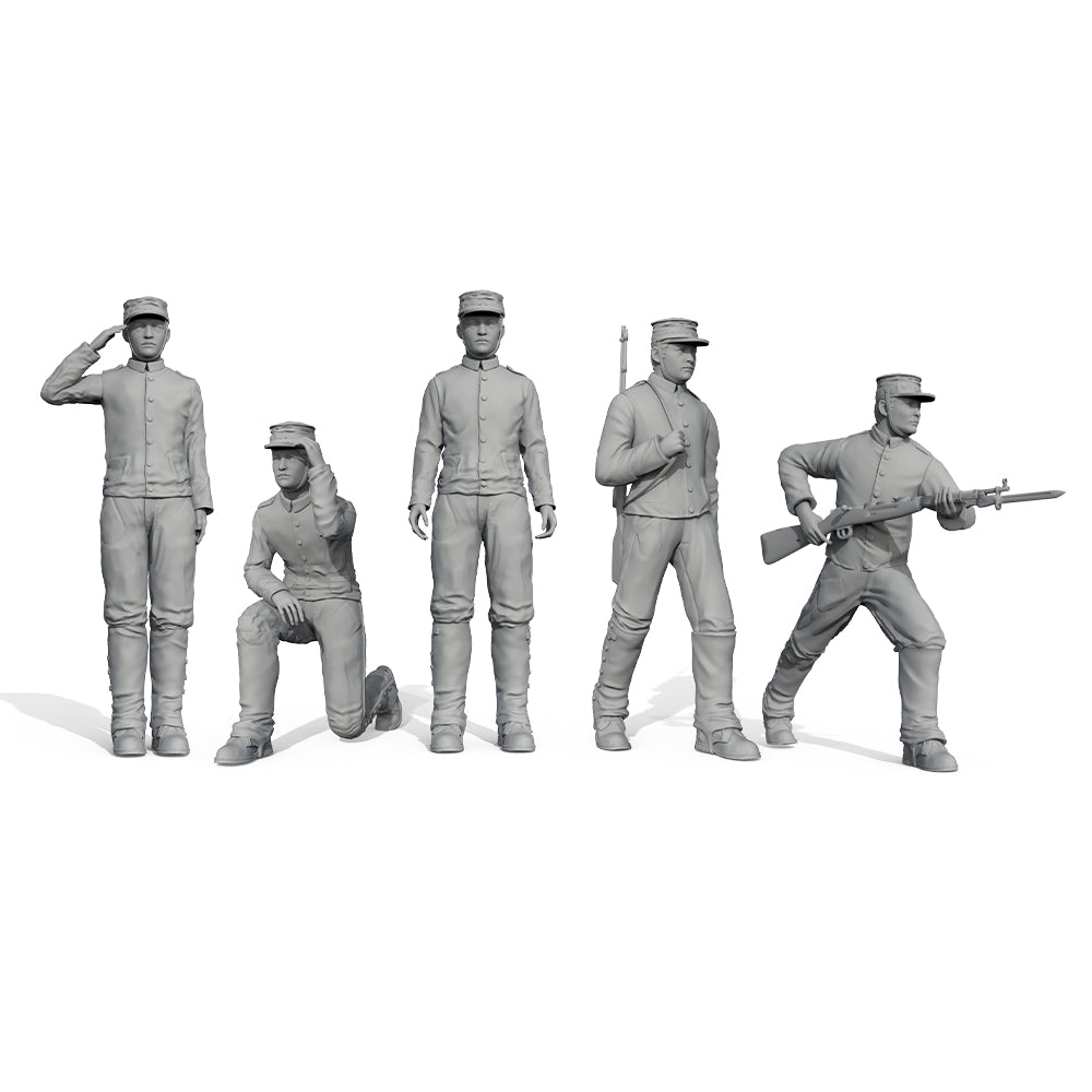 SSMODEL SSTR910 Miniatures Soldier Model Kit Army Model Japan Soldiers — detail view 3