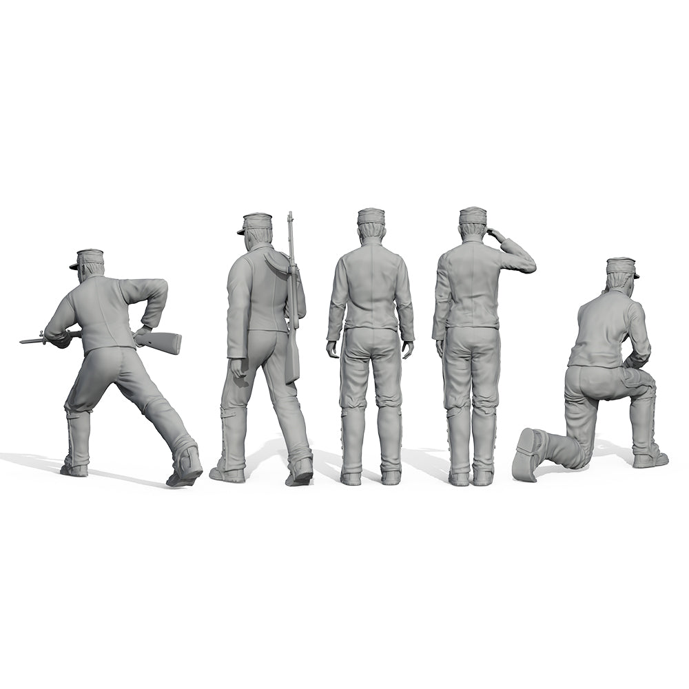 SSMODEL SSTR910 Miniatures Soldier Model Kit Army Model Japan Soldiers — detail view 2