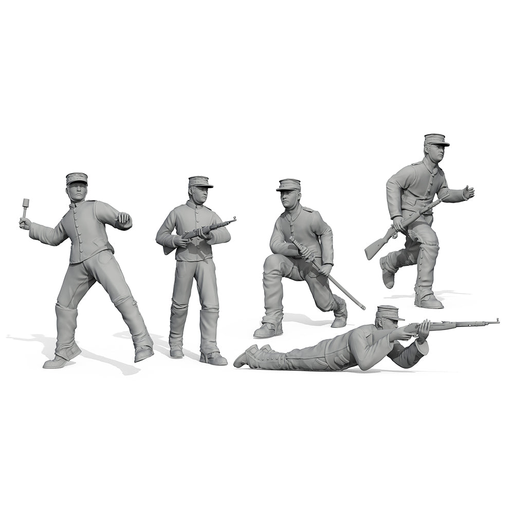 SSMODEL SSTR911 Miniatures Soldier Model Kit Army Model Japan Soldiers — detail view 3