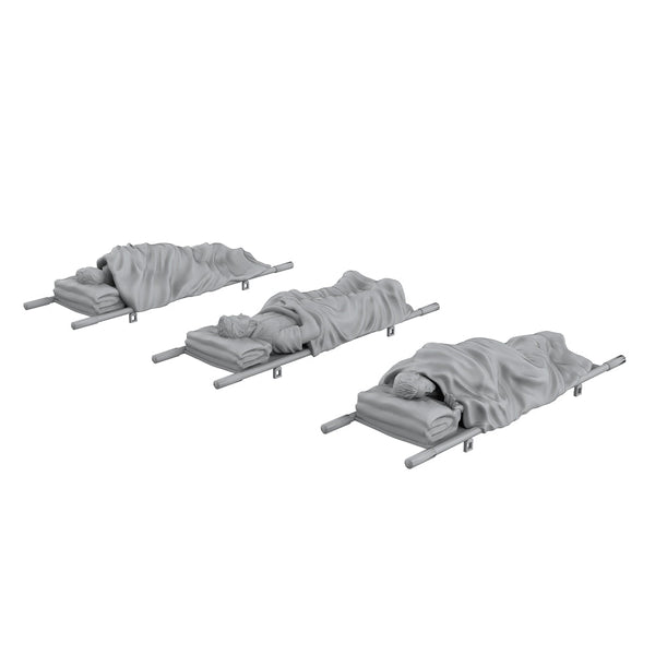 SSMODEL SSTR916 Miniatures Soldier Model Kit Character Model Wounded Injured Soldier