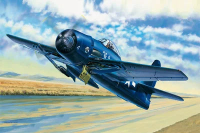 Trumpeter HOBBYBOSS Glue Model 1/48 WWII American F8F-1 Panda Fighter 80356 Main image
