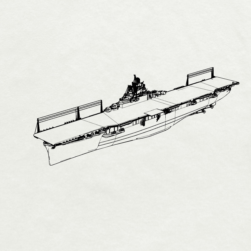 MRY-SFW SSC616 Military Model Kit USA Essex-Class Aircraft Carriers Lake Champlain (CV-39) Water Line