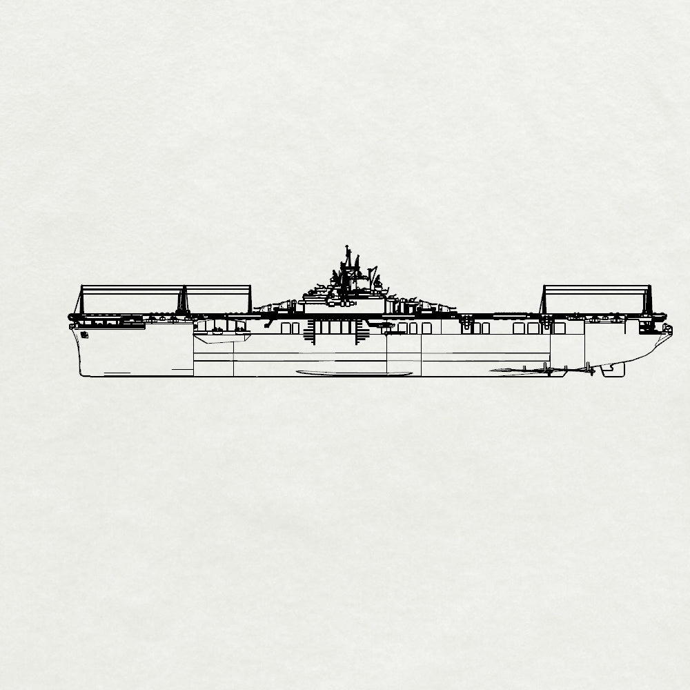 MRY-SFW SSC616 Military Model Kit USA Essex-Class Aircraft Carriers Lake Champlain (CV-39) Water Line — detail view 2