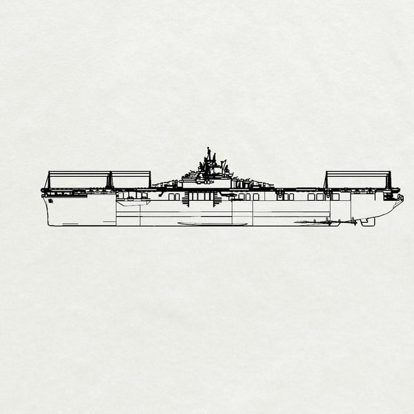 MRY-SFW SSC616 Military Model Kit USA Essex-Class Aircraft Carriers Lake Champlain (CV-39) Water Line