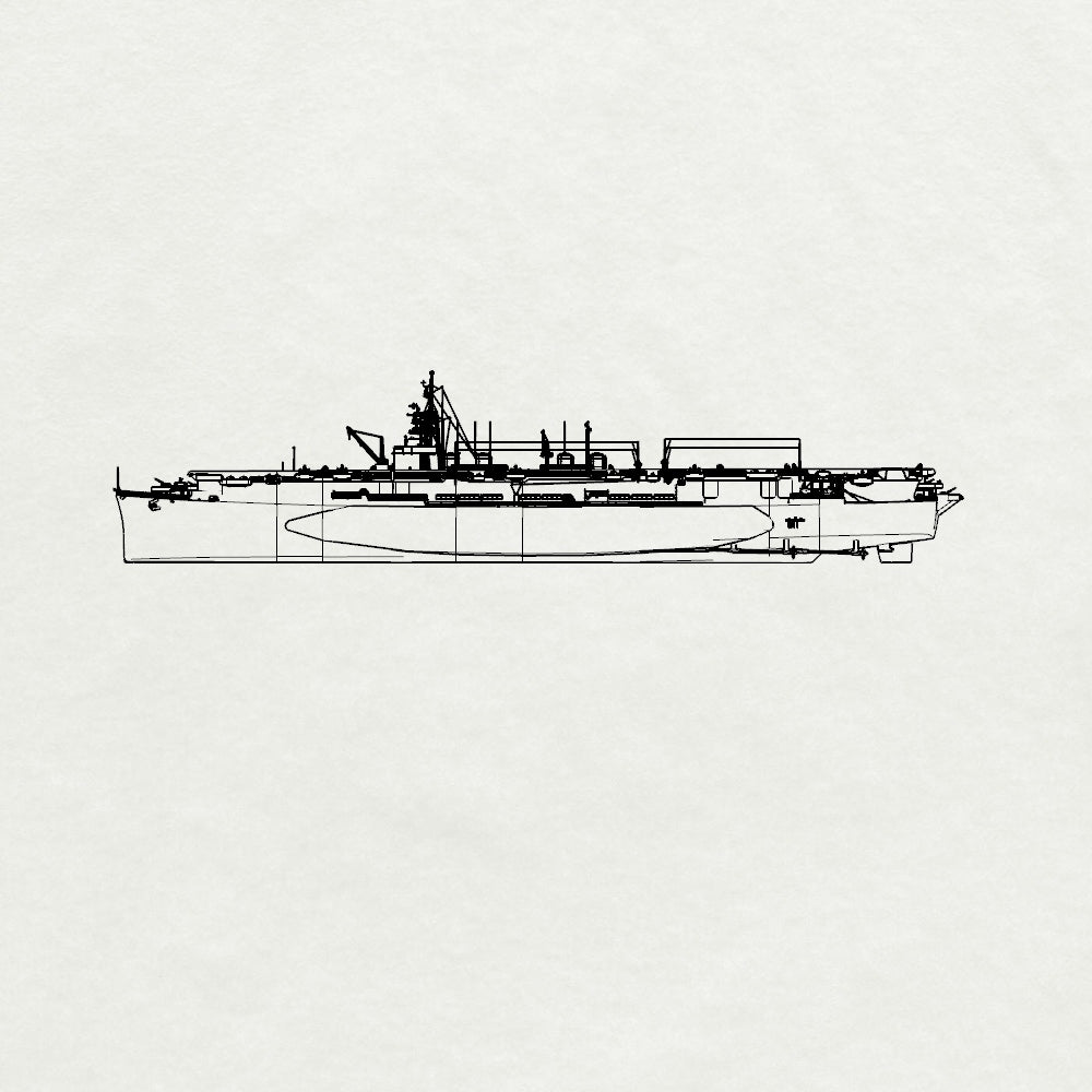 MRY-SFW SSC617 Military Model Kit USS Independence (CVL-22)Light Aircraft Carriers Water Line Secondary image