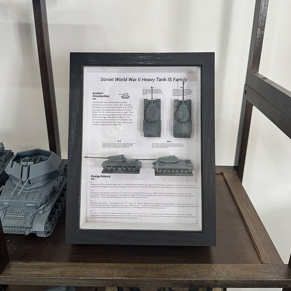 Yao's Studio YPL 1/L  Collectible Display Frame War Scene Display Box 3D Hollow Photo Frame Israel Merkava Tank Series