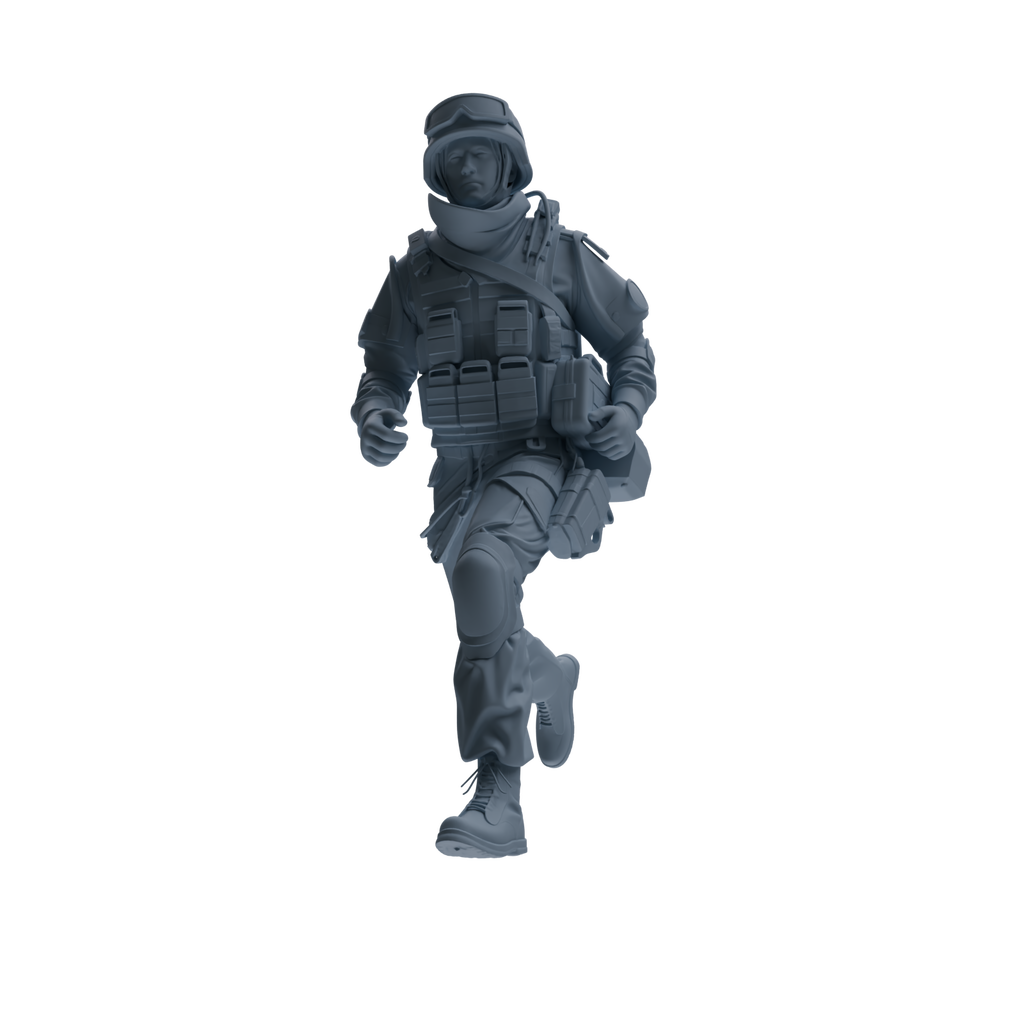 MRY-SFW SSTR329 Modern Counter-Terrorism SWAT Fire Support Operator Rescue 2 Four-Person Group