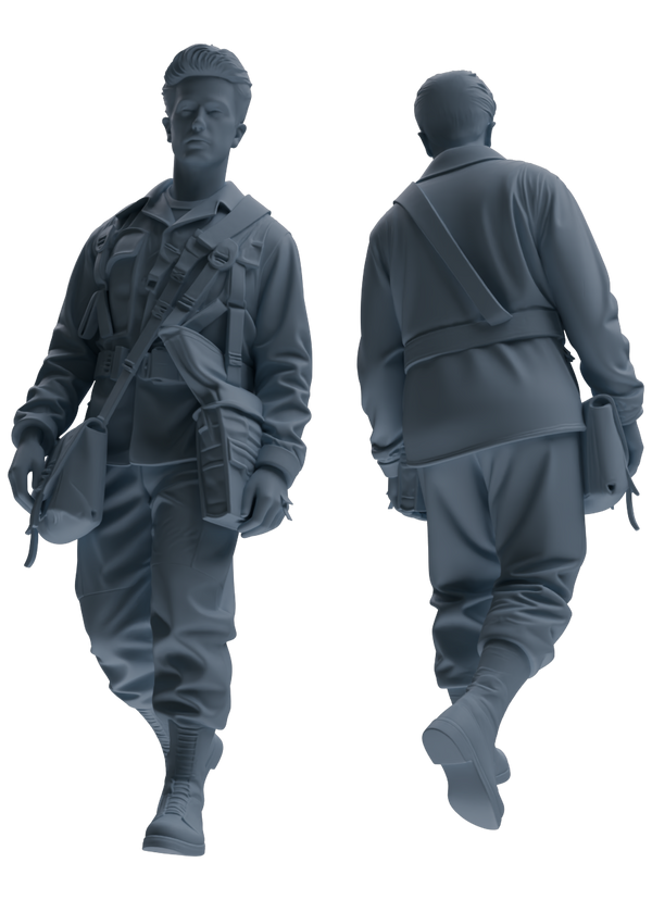 MRY-SFW SSTR055 Miniatures Soldier Model Kit Hacksaw Ridge Rescue Story WWII U.S. Army Six-Person Rescue Group
