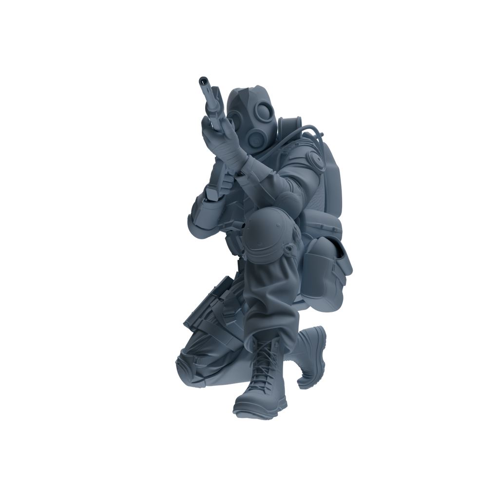 MRY-SFW SSTR343 Modern Counter-Terrorism SWAT Breacher Combat 4 Four-Person Group