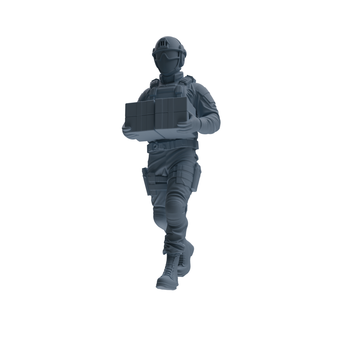 MRY-SFW SSTR345 Modern American Mercenary Carrying 2 Four-Person Group — detail view 2