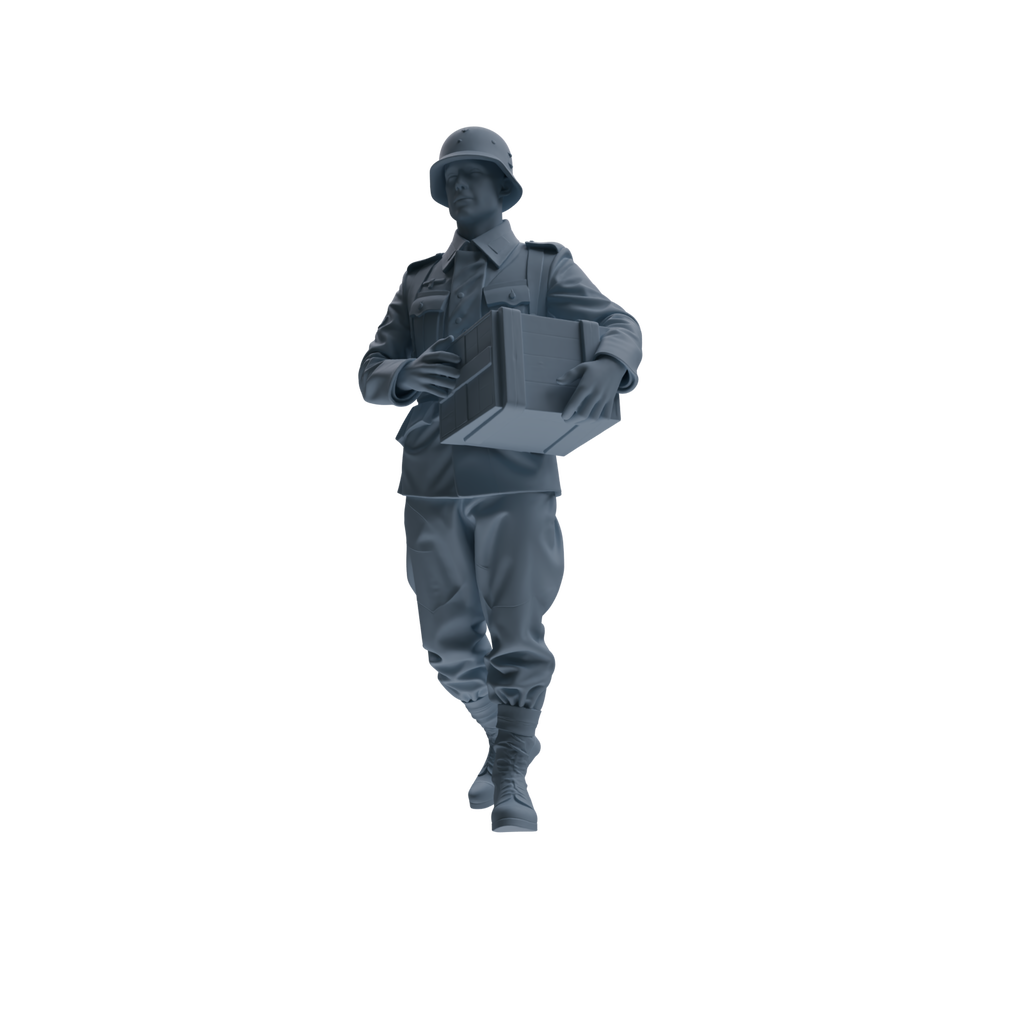 MRY-SFW SSTR220 WWII French Army Logistics Soldier Logistics Four-Person Group
