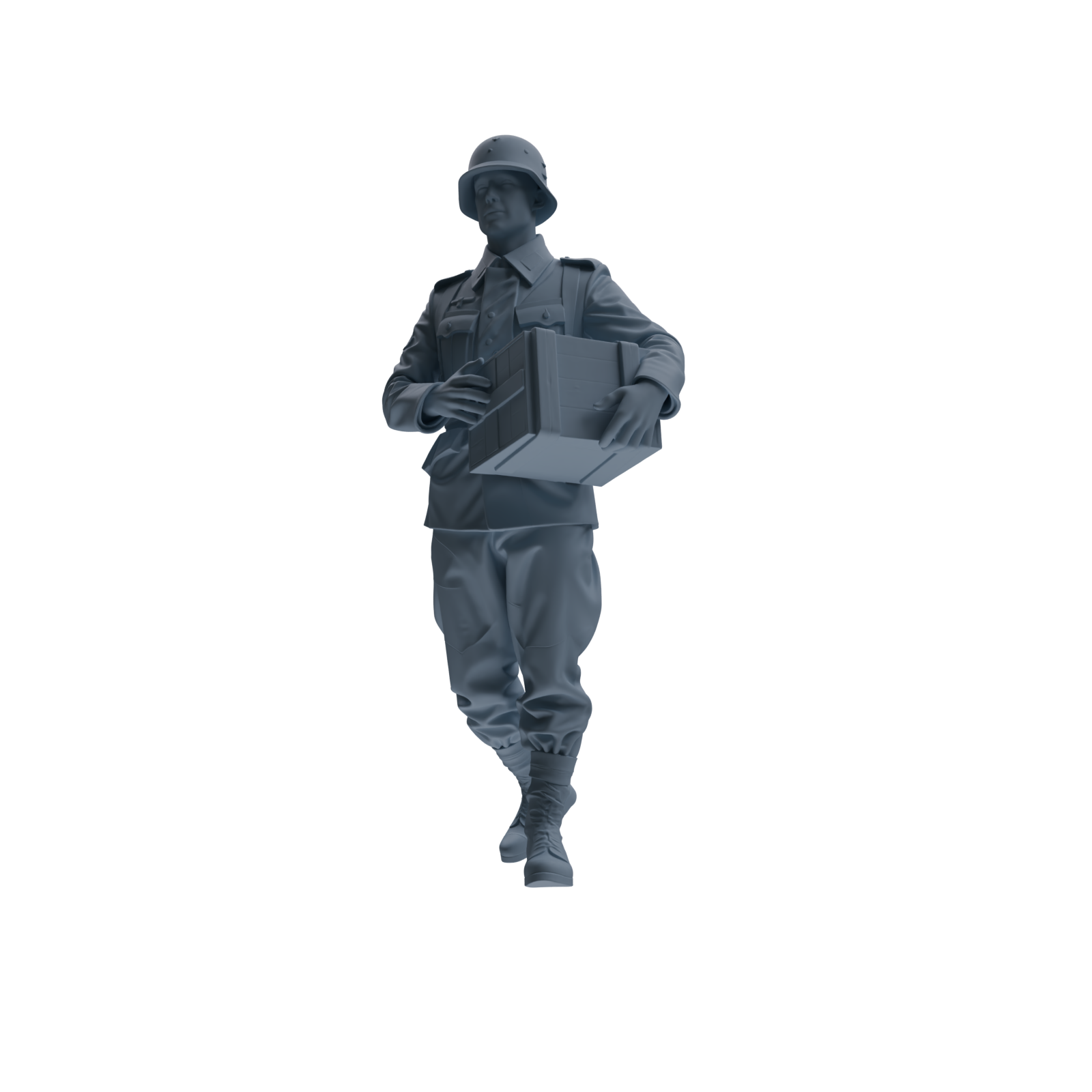 MRY-SFW SSTR220 WWII French Army Logistics Soldier Logistics Four-Person Group — detail view 2