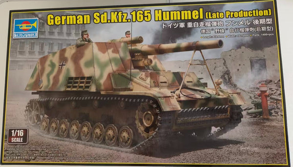 Trumpeter 00953 1/16 German Sd.Kfz.165 Hummel (Late Production) Model Kit
