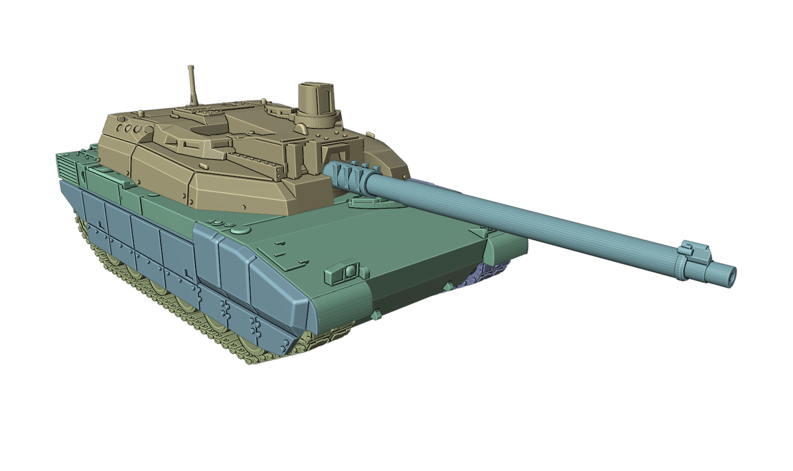 SSMODEL MODEL KIT 1/144 AMX-56 Leclerc S1  Tank VMBT144FRA0003 Main image