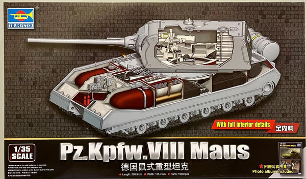 Trumpeter 1/35 09541 Pz.Kpfw.VIII Maus Tanks 2019 New