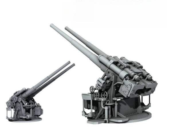 SSMODEL R350054  1/350Proportions Eat orange 120 mm twin anti-aircraft guns